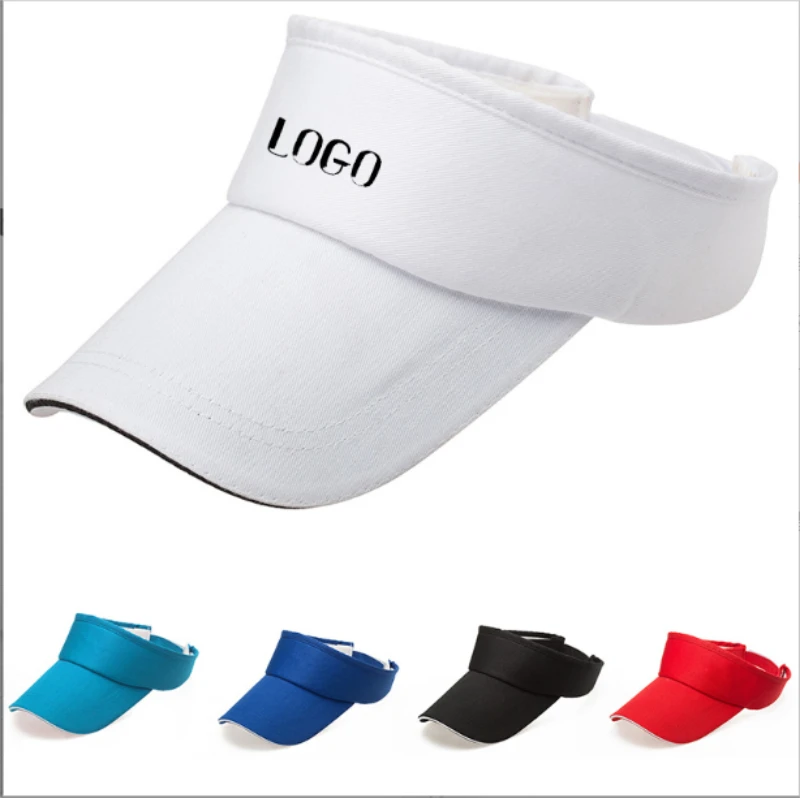 White Visor Golf Hat